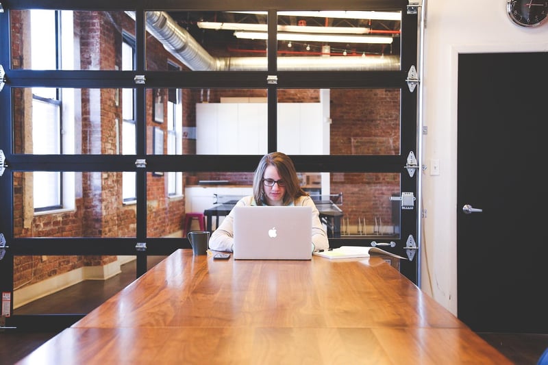 Business woman success